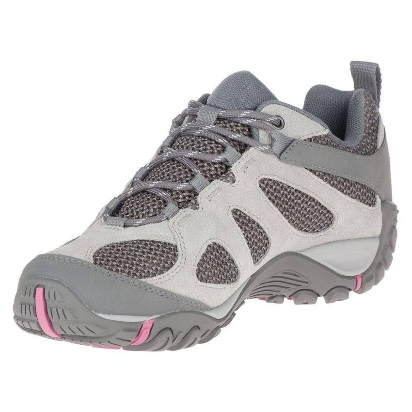 Chaussures Randonnée Merrell Yokota 2 Waterproof Grise/Blanche Femme | E.B.MUOY